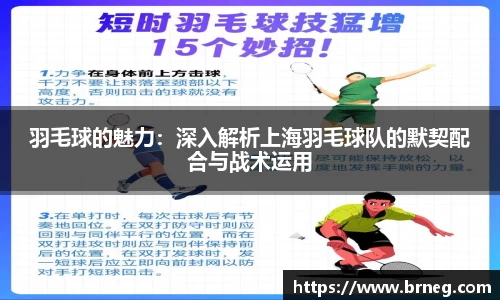 羽毛球的魅力:深入解析上海羽毛球队的默契配合与战术运用